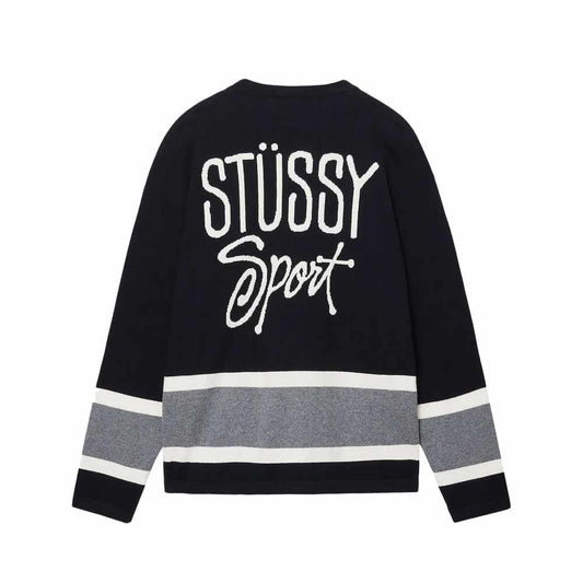 Stussy Hockey Sweater Black