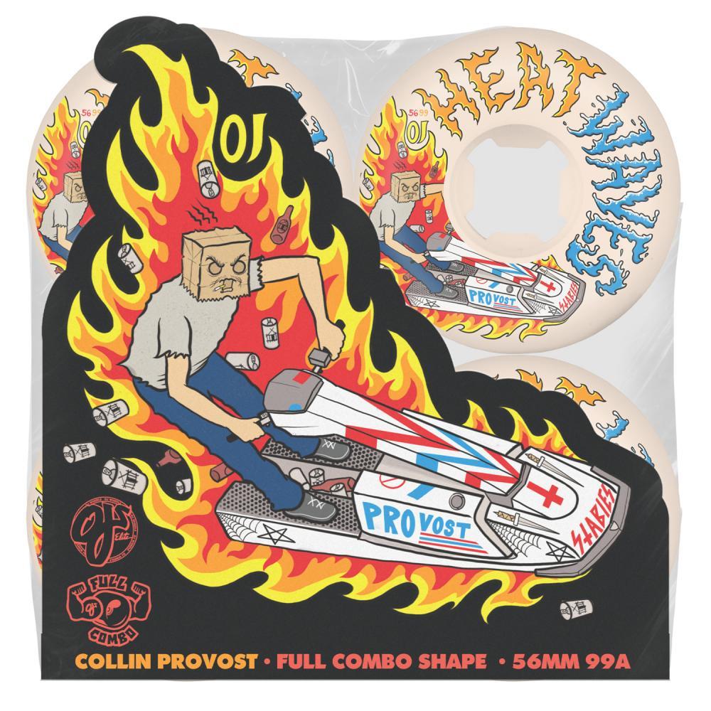 OJ Skateboard Wheels Collin Provost Elite Full 99a	White 56mm