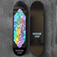 Zero Skateboard Deck Stained Glass Kanaan Dern Black 8.375"