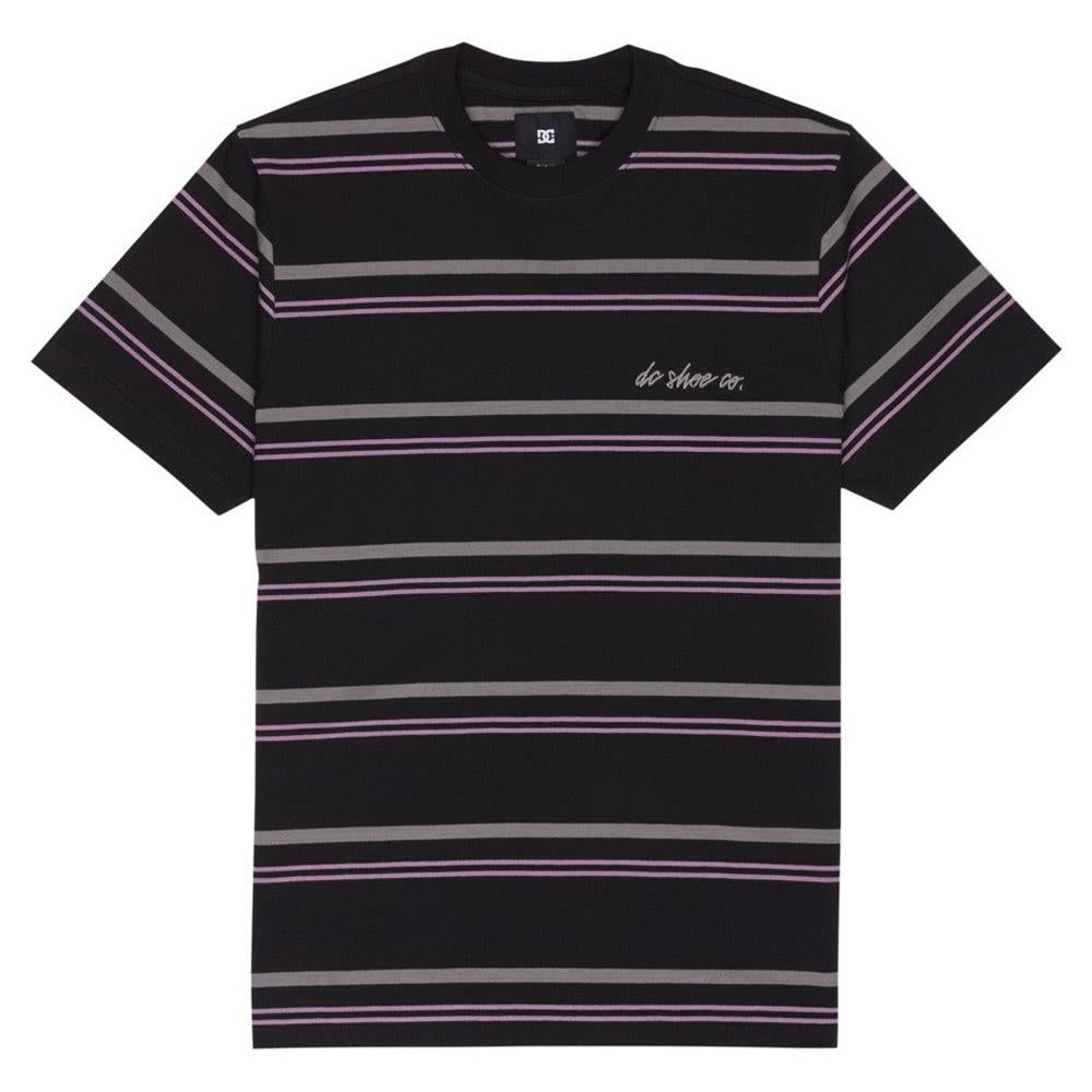 DC Shoe Co Sheriff Stripe Short Sleeve T-Shirt Black
