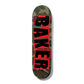 Baker Tyson Peterson Brand Logo Camo Skateboard Deck 8.25"