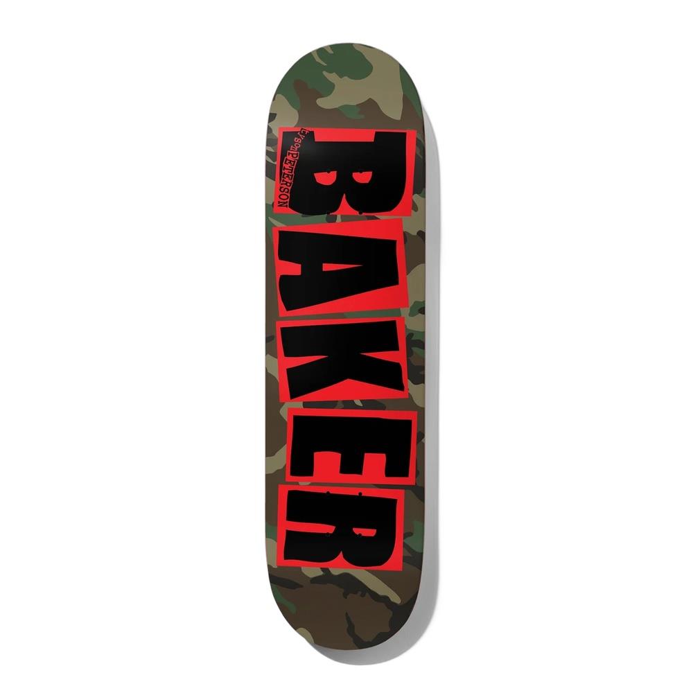 Baker Tyson Peterson Brand Logo Camo Skateboard Deck 8.25"