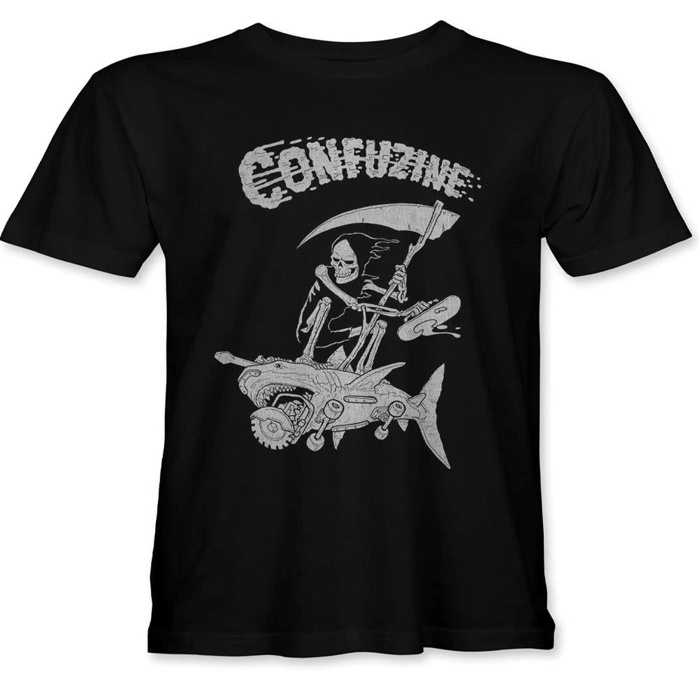Confusion Magazine T-shirt Grim Ripper Black