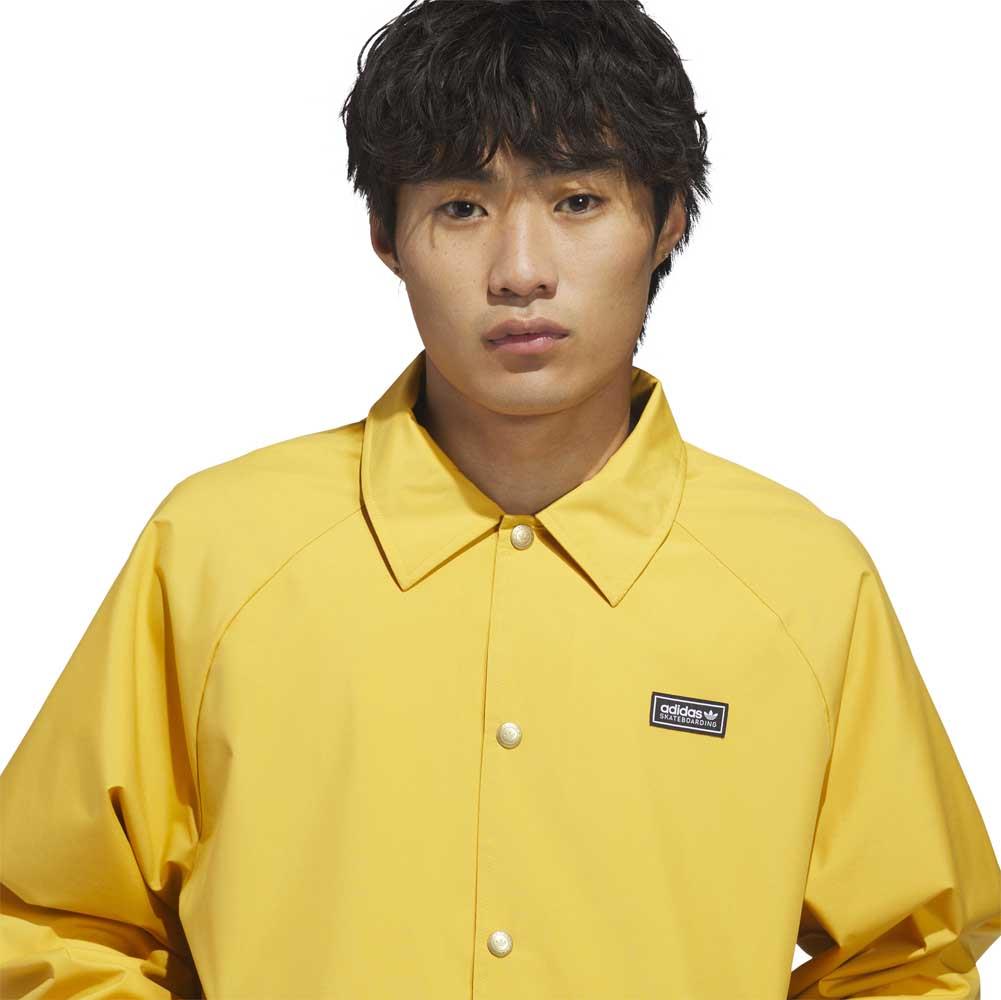 Adidas Skateboarding FSBS Coach Jacket Preloved Yellow White