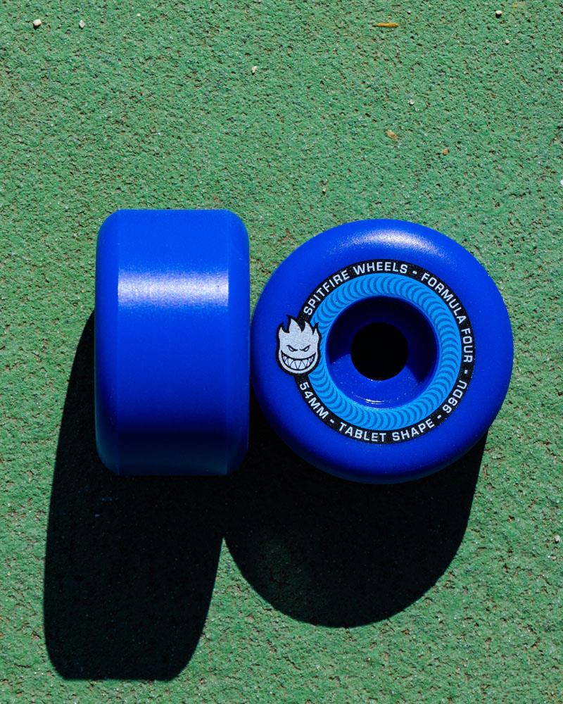 Spitfire Formula 4 Team Tablet Colors 54mm Skateboard Wheels Ice Blue 99a