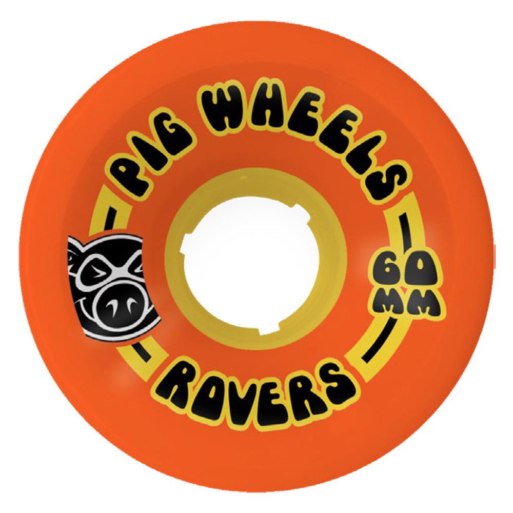 Pig Wheels Pig Rover Skateboard Wheels Orange Yellow Core 60mm 85A
