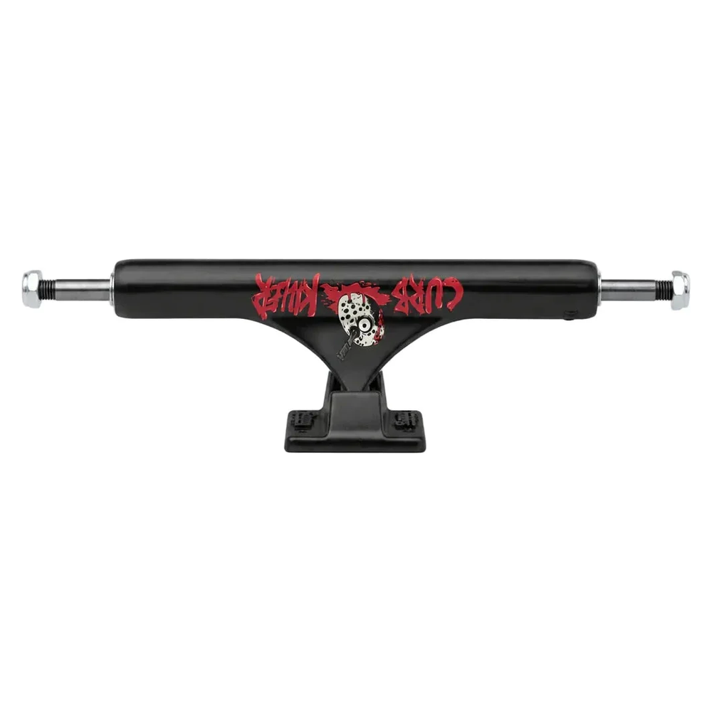 Slappy ST1 CurbKiller II Hollow Inverted KP Skateboard Trucks Matte Black 10"