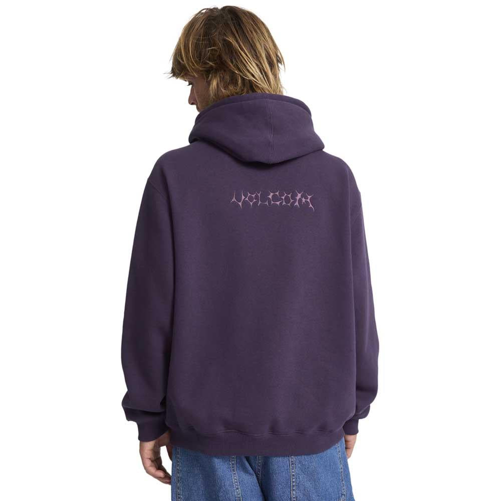 Volcom Watanite Pullover Hooded Sweatshirt Dark Purple