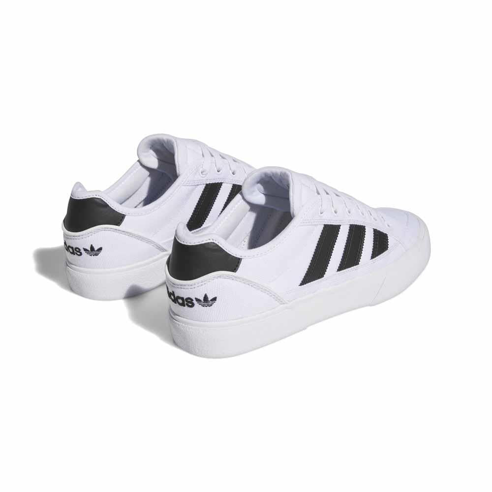 Adidas skate shoes black hotsell and white