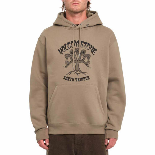 Volcom Watanite Pullover Hooded Sweatshirt Teak