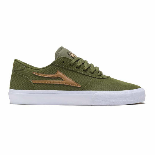 Lakai Manchester Olive Cord Suede Skate Shoe