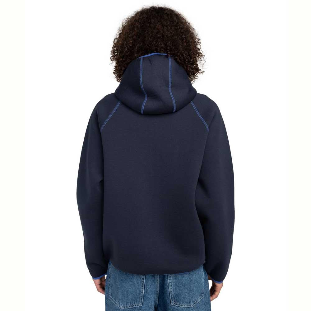 Element Sahtu Rain Zip Up Hooded Sweatshirt Eclipse Navy