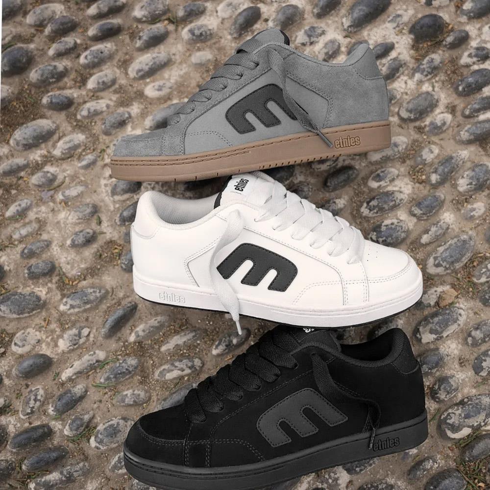 Etnies Kingpin Skate Shoes 2K Grey Black Gum