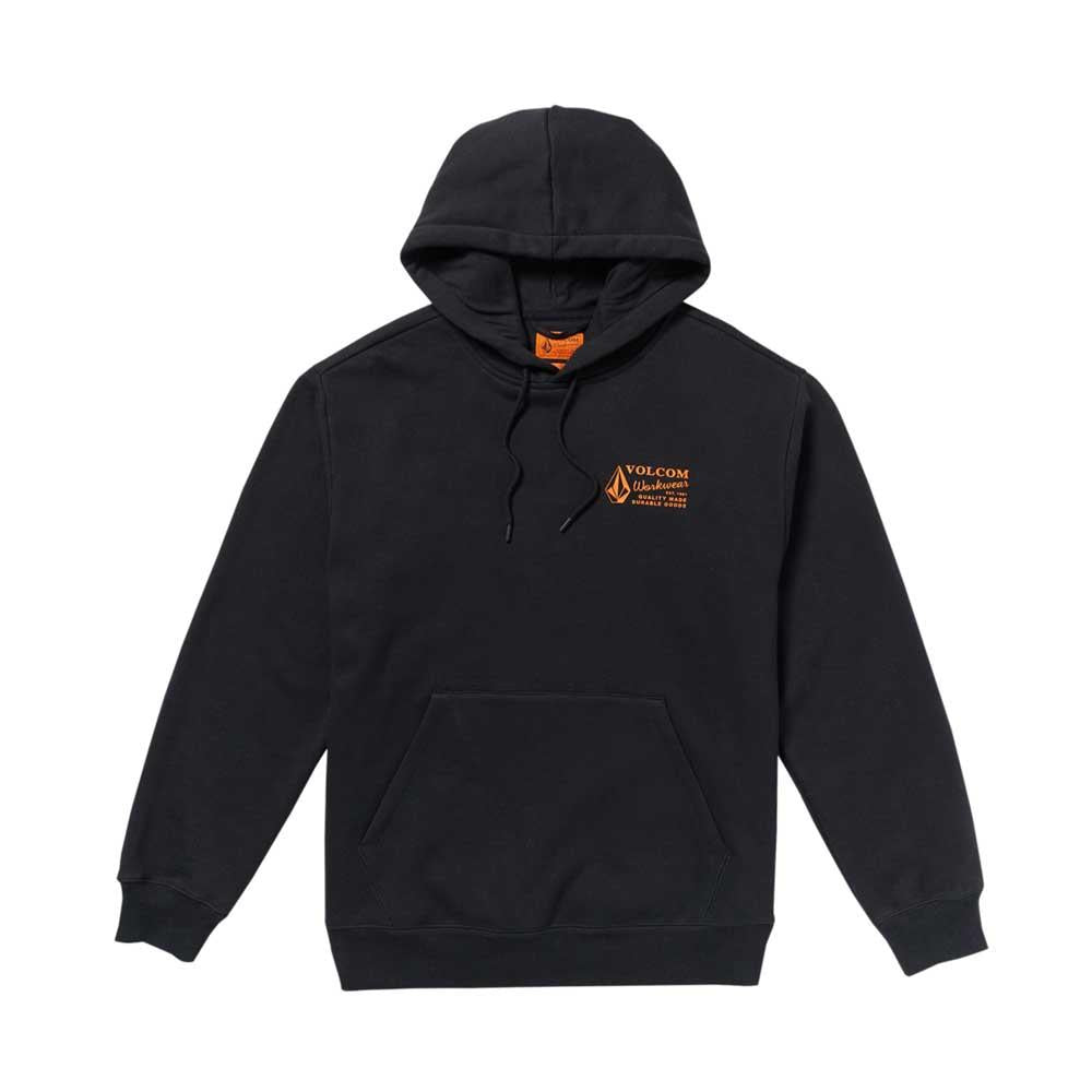 Volcom Workwear Pullover Hooded Sweatshirt Black