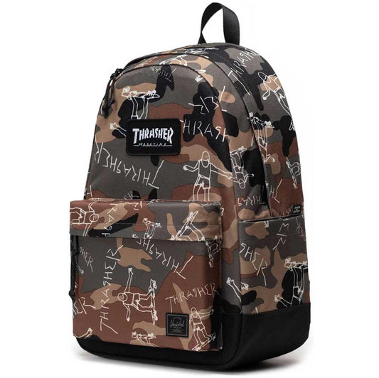 Herschel X Thrasher Magazine Gonz Classic XL Backpack Woodland Camo