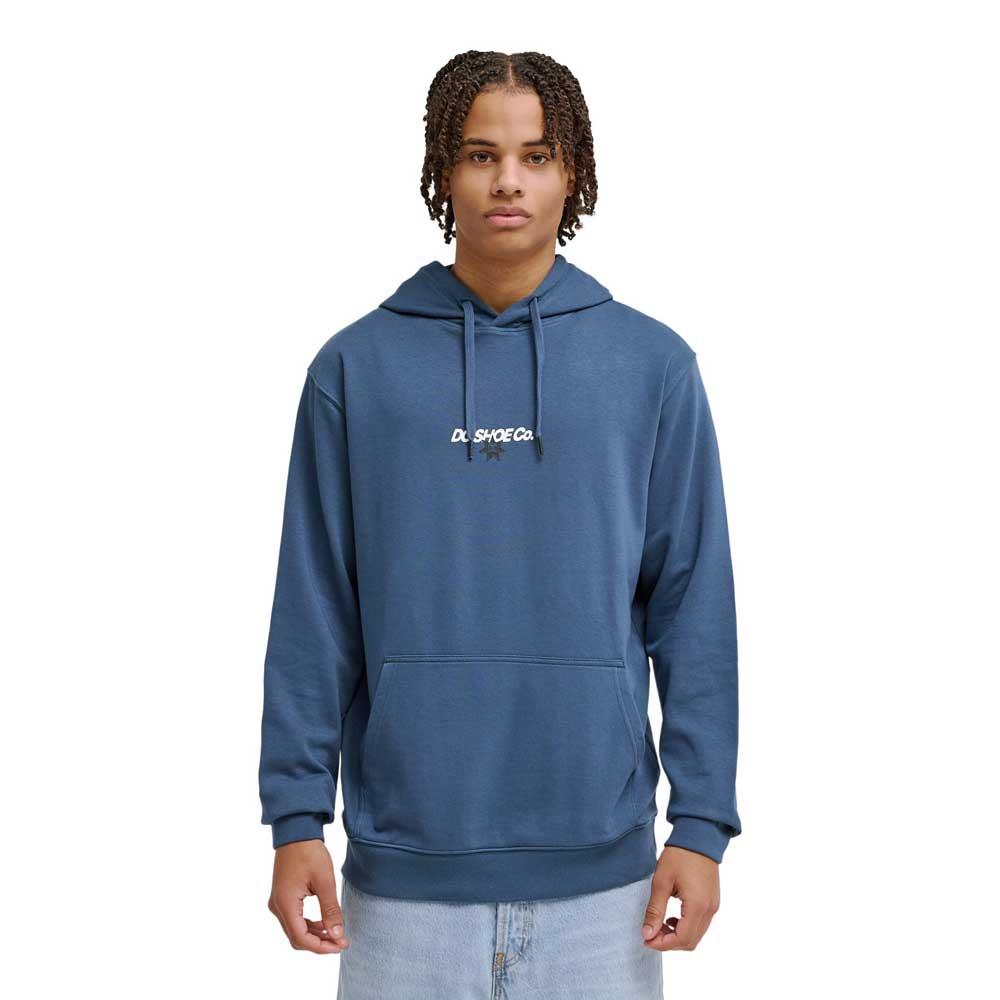 DC Shoes Vantura Pullover Hooded Sweatshirt Dark Denim Blue