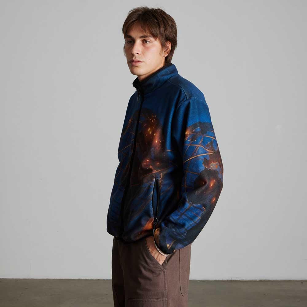 Huf Flushing Polar Fleece Jacket Multi