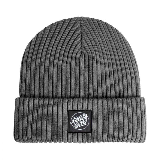 Santa Cruz Beanie Opus Dot Label Beanie Flint Grey One Size