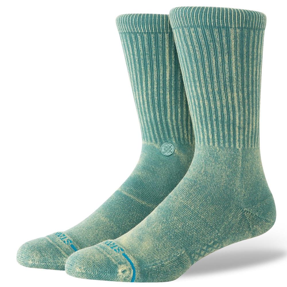 Stance Socks Icon Dyed Crew Teal UK 7-11