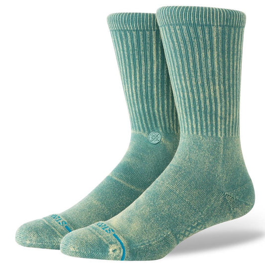 Stance Socks Icon Dyed Crew Teal UK 7-11