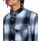 DC Shoe Co Marshal Flannel Shirt Storm Blue