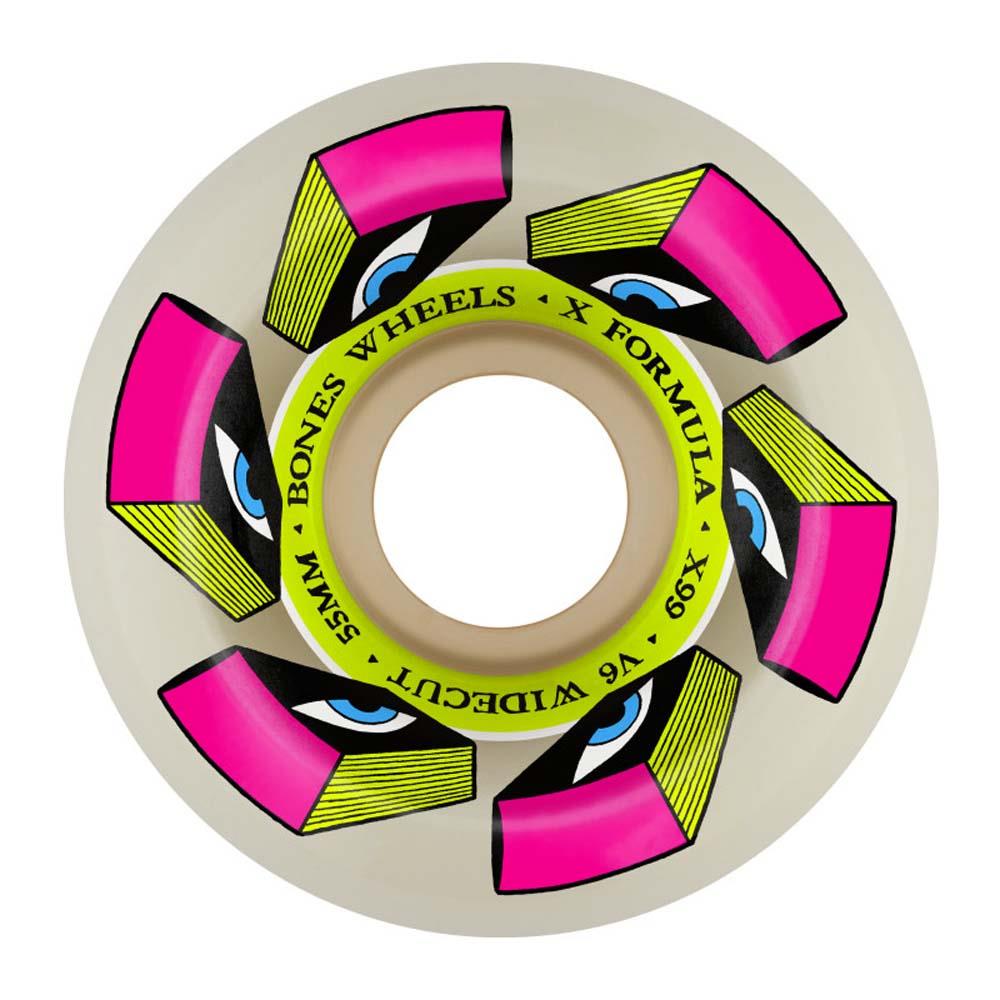BONES X-Formula Look Book V6 Widecut Skateboard Wheels 55mm 99A