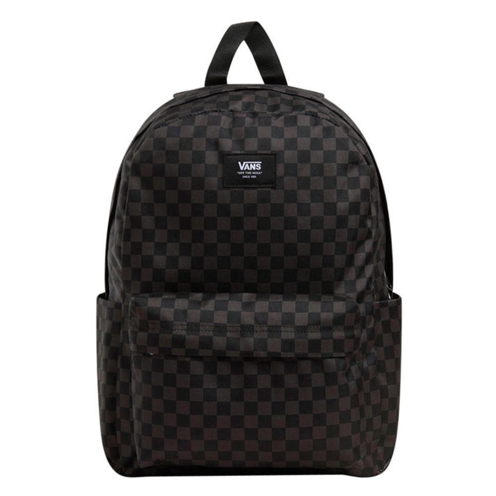 Vans Old Skool Grom YOUTH Check Backpack Checkerboard Black Charcoal