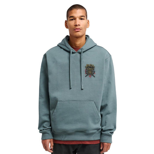 RVCA Bushido Pullover Hooded Sweatshirt Balsam Green