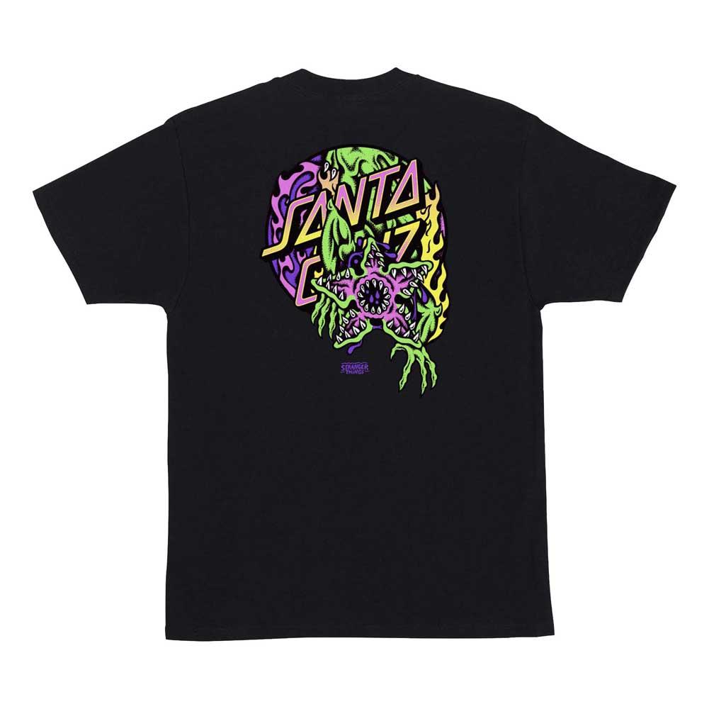Santa Cruz X Stranger Things Demogorgon Dot T-Shirt Black