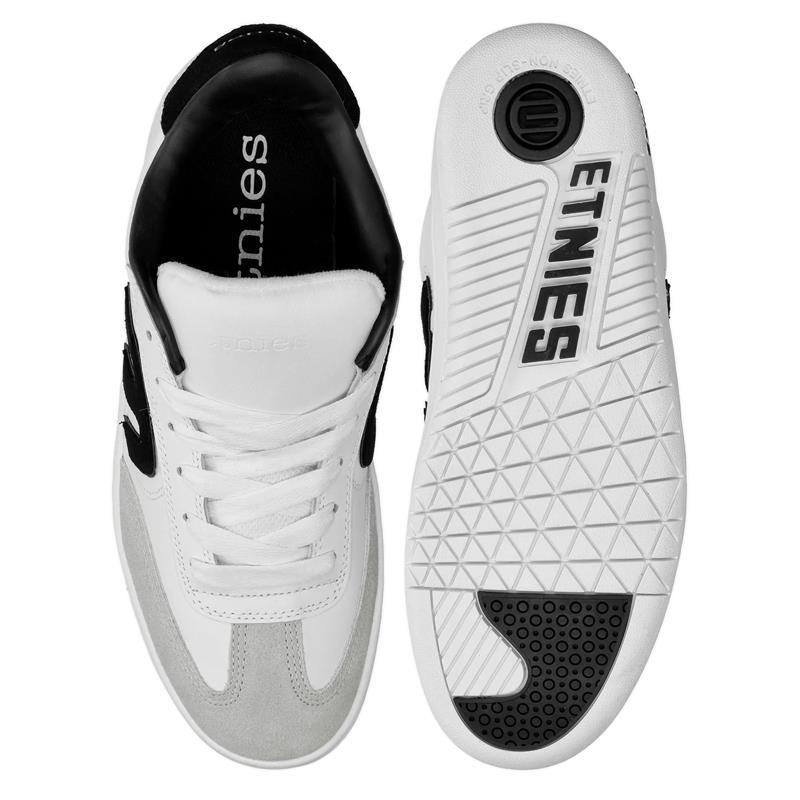 Etnies Locut White Black Skate Shoes
