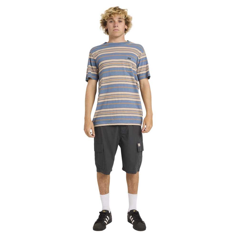 RVCA Magnolia Crew Short Sleeve T-Shirt Vintage Navy