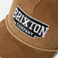 Brixton Pierson NetPLus Corduroy Snapback Cap Sand One Size