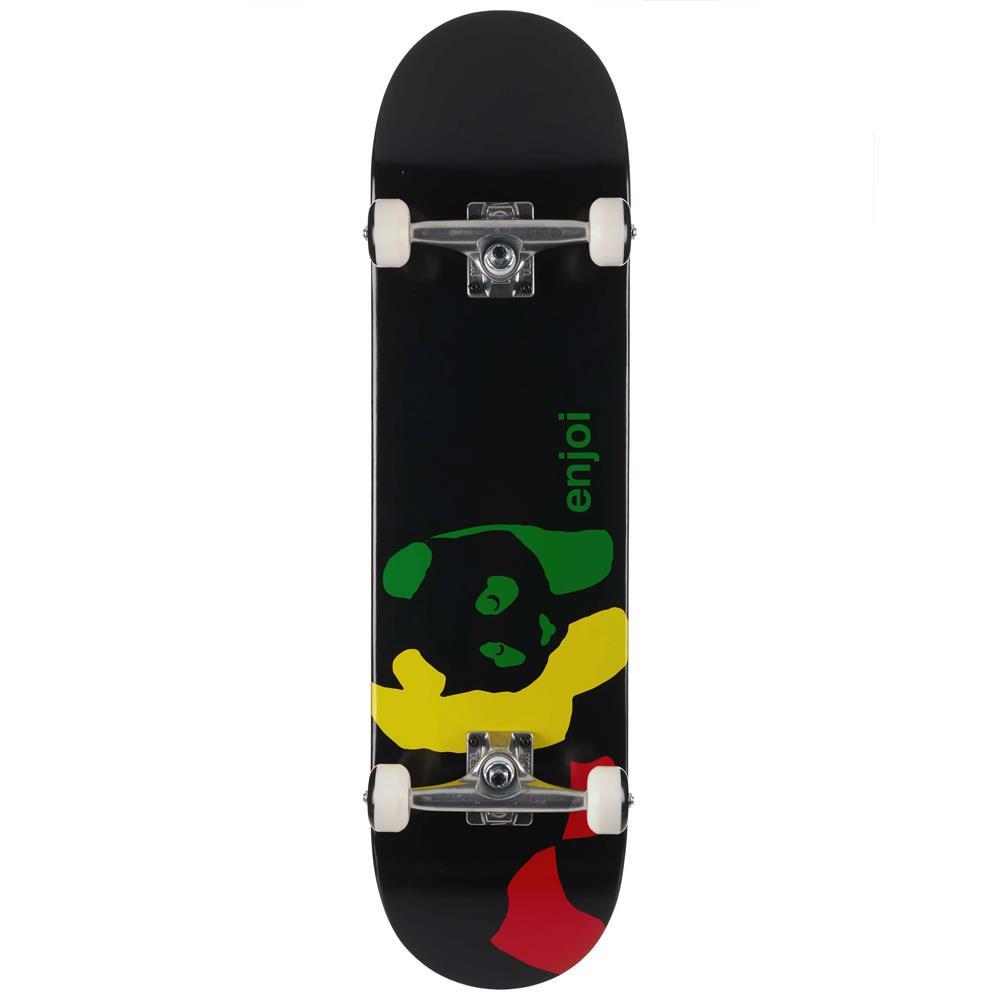 Enjoi Rasta Panda FP Factory Complete Skateboard Rasta 8"