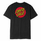 Santa Cruz Skateboards SP26 Classic Dot Chest T-Shirt Black