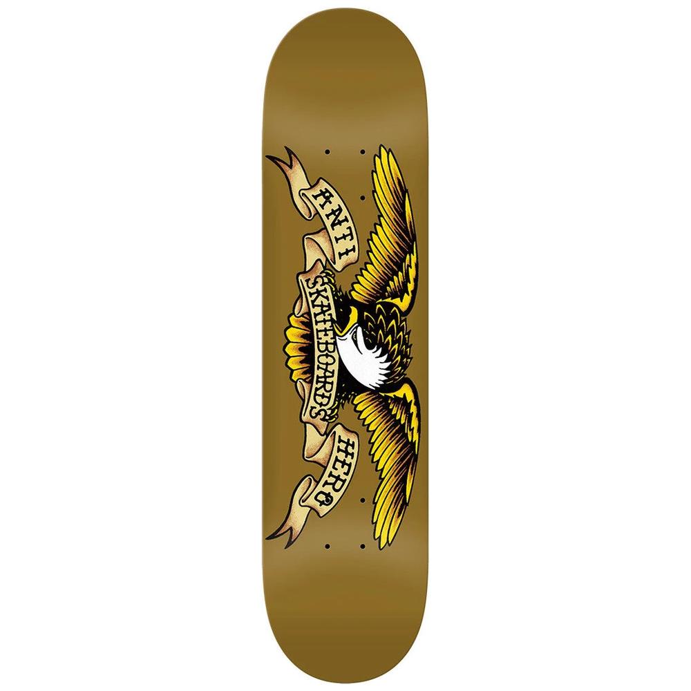 Anti Hero BBS Classic Eagle Skateboard Deck Olive 8.06"