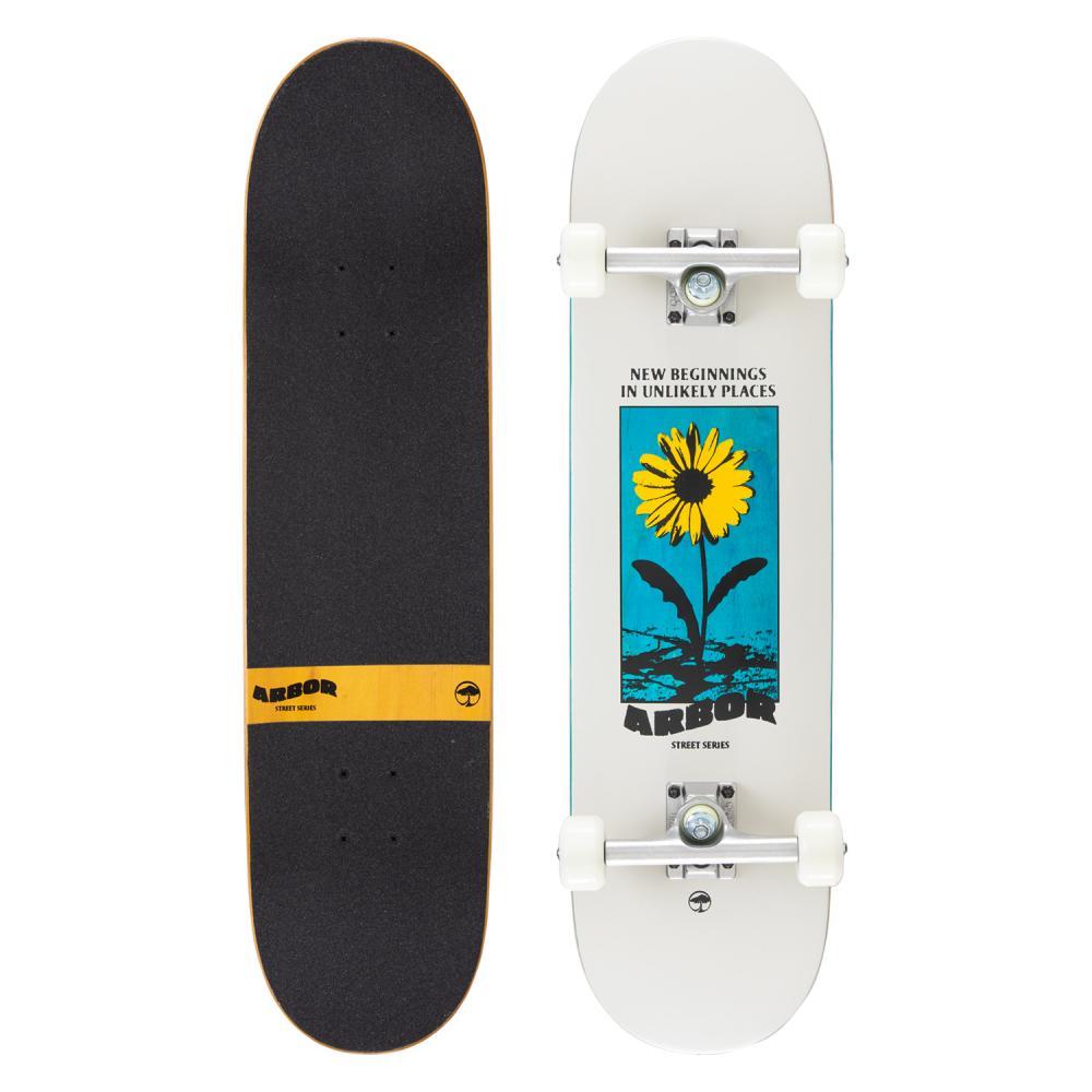 Arbor Street Complete Skateboard Daisy Multi 8"