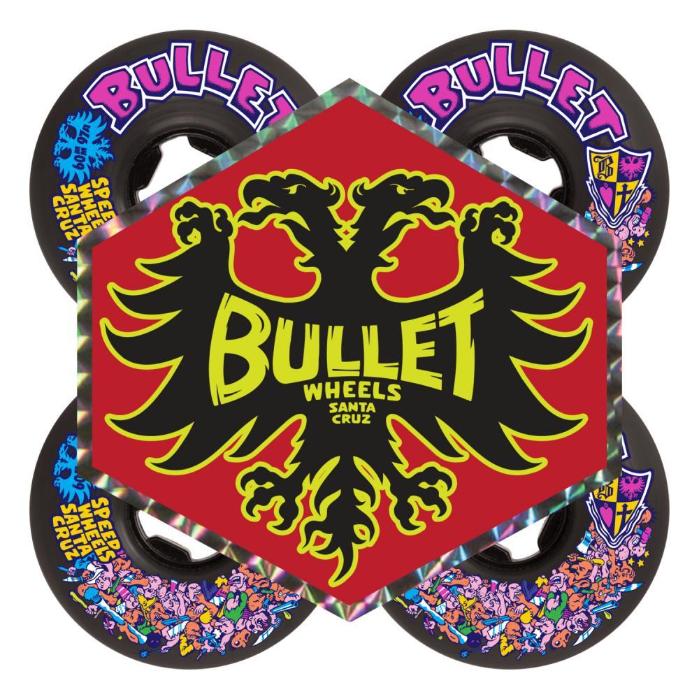 SlimeBalls Wheels Wheels Bullet Riot Vomits 97a Black 60mm