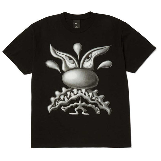 HUF x Kenny Scharf  Mean Guy T-Shirt Black