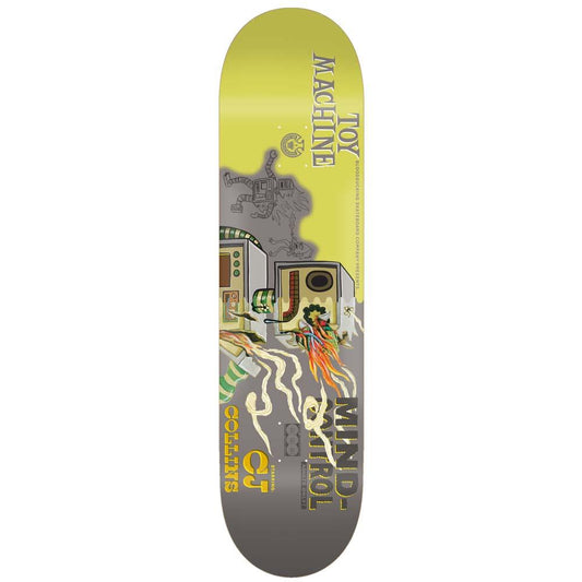 Toy Machine Skateboard Deck Collins Mind Control 7.75"