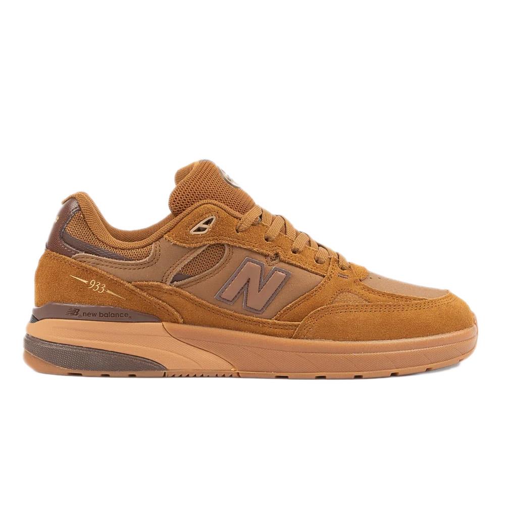 New Balance Numeric Skate Shoes Reynolds 933 Breakfast Tea Brown