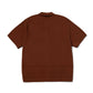 Huf Plantlife Perforated Short Sleeve Knit Top Sierra Brown