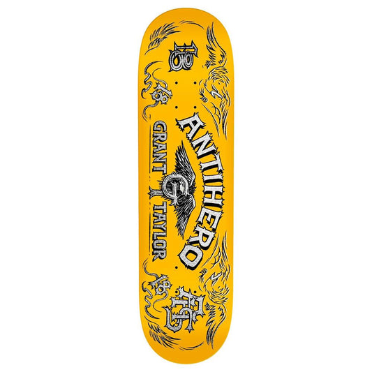 Anti Hero Grant Taylor Customs Yellow Skateboard Deck 8.5"