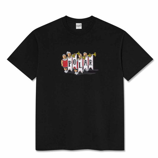 Polar Skateboards Trumpets T-Shirt Black