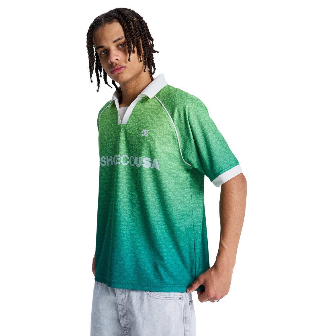 DC Shoe Co Soccer Football Jersey Lime Green