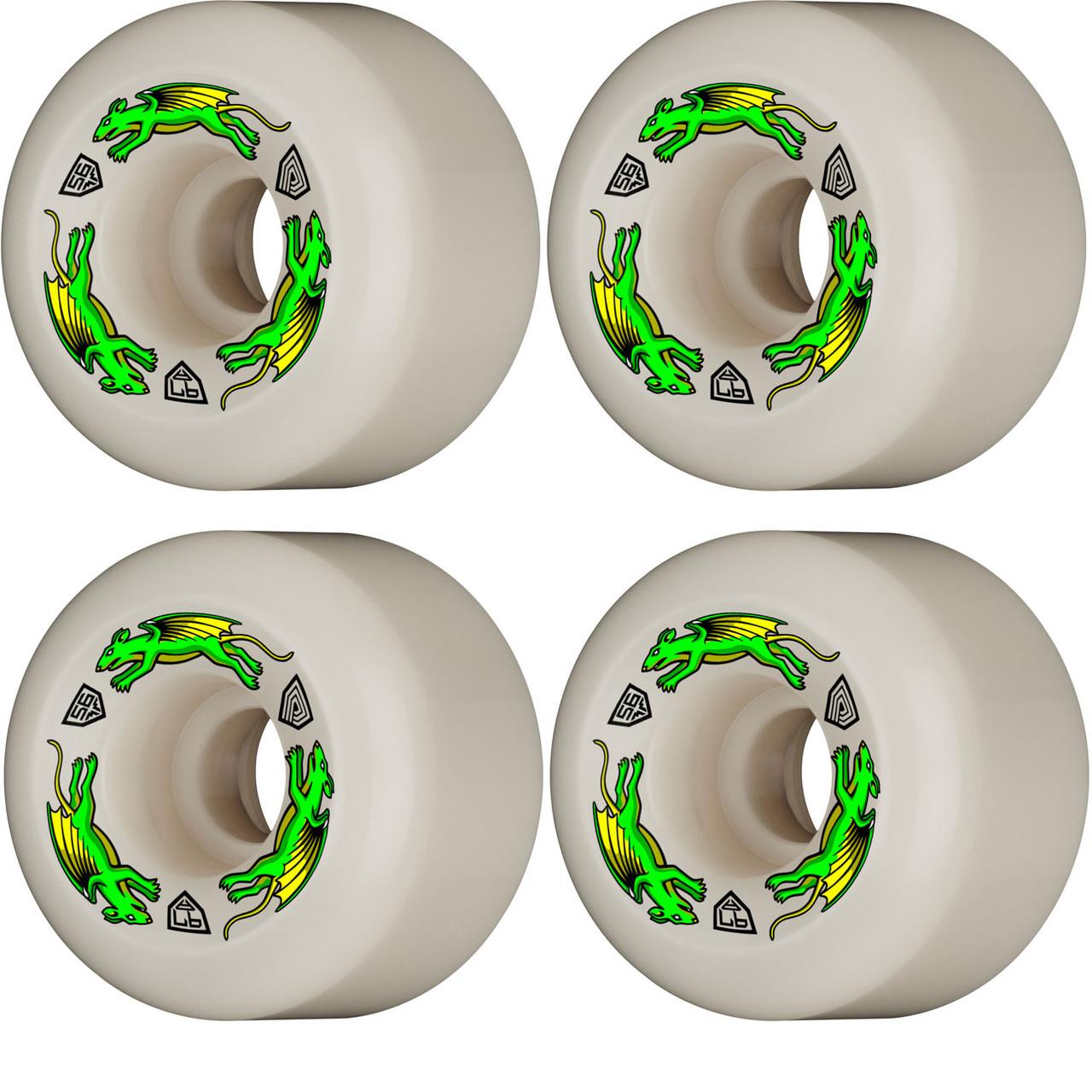 Powell Peralta Dragon Formula Skateboard Wheels Wide Nano Rats 56mm x 39mm 97A