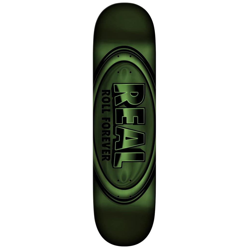 Real Dbx Team Oval Full Skateboard Deck Green 8.5"