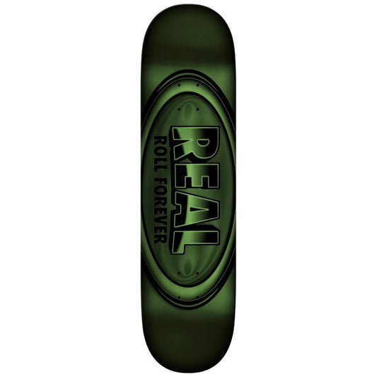 Real Dbx Team Oval Full Skateboard Deck Green 8.5"