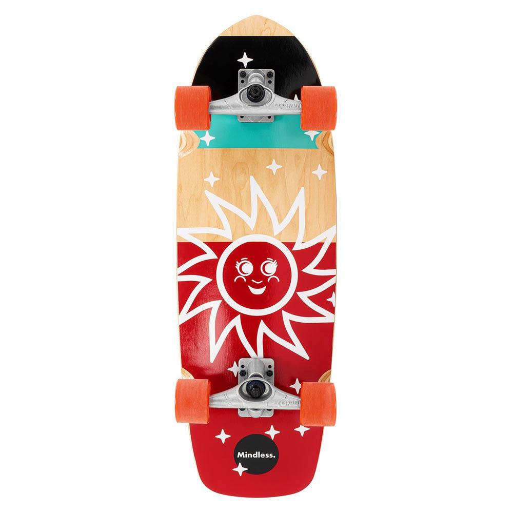 Mindless Soul Surf Skate Complete Skateboard Red 29.5 x 9.75''