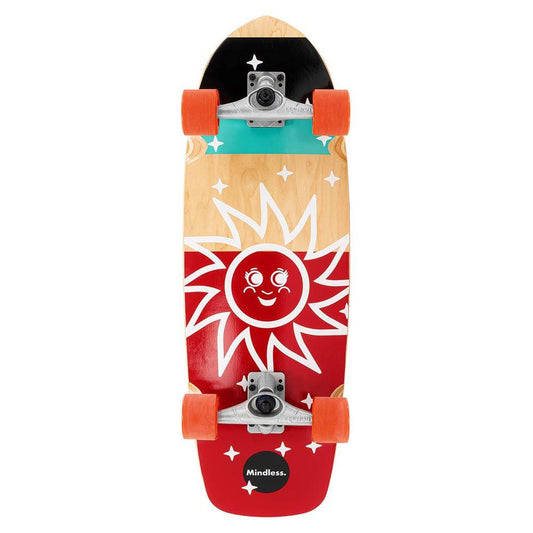 Mindless Soul Surf Skate Complete Skateboard Red 29.5 x 9.75''