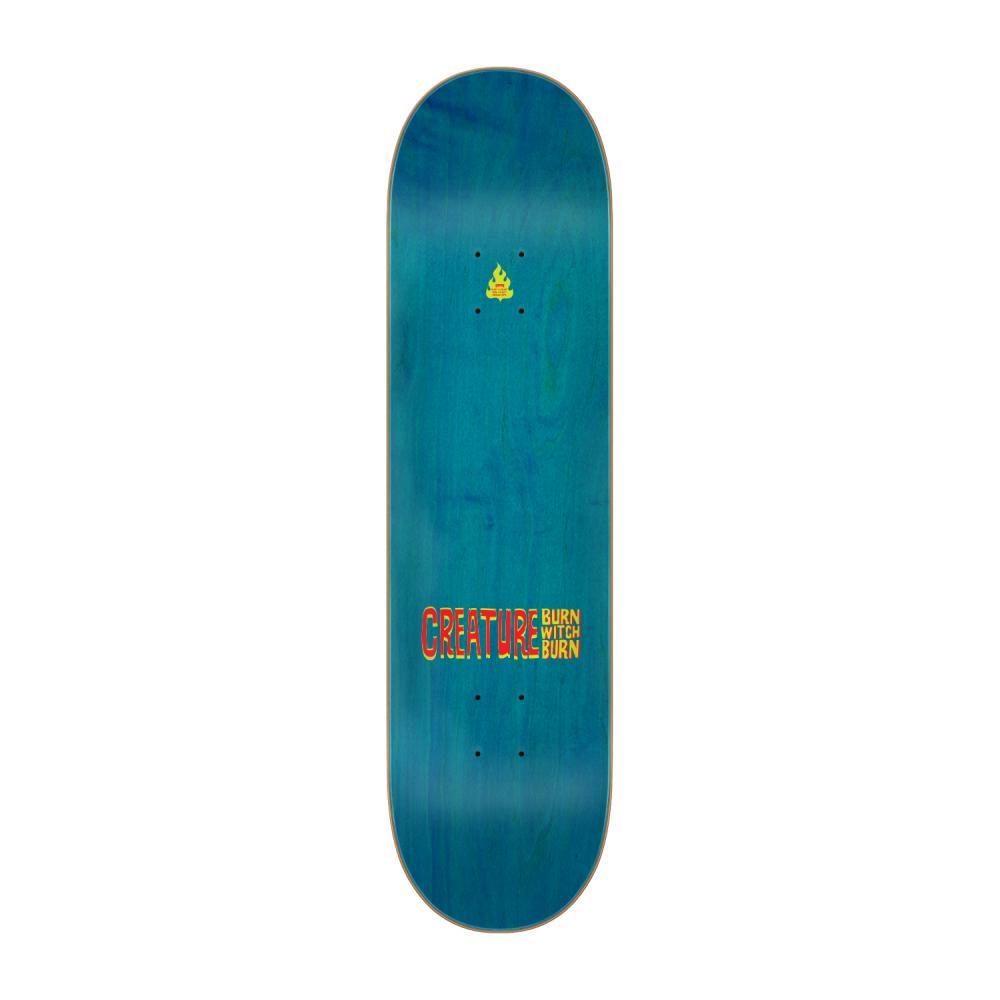 Creature Birch Skateboard Deck Burn Witch Burn Blue 8.25"